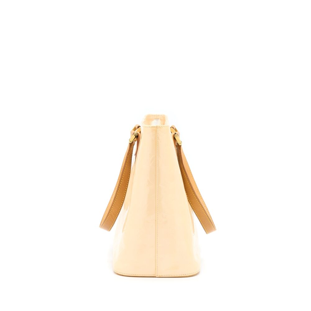 AAA Replica Louis Vuitton LV VINTAGE HUSTON TOTE VERNIS BEIGE GHW