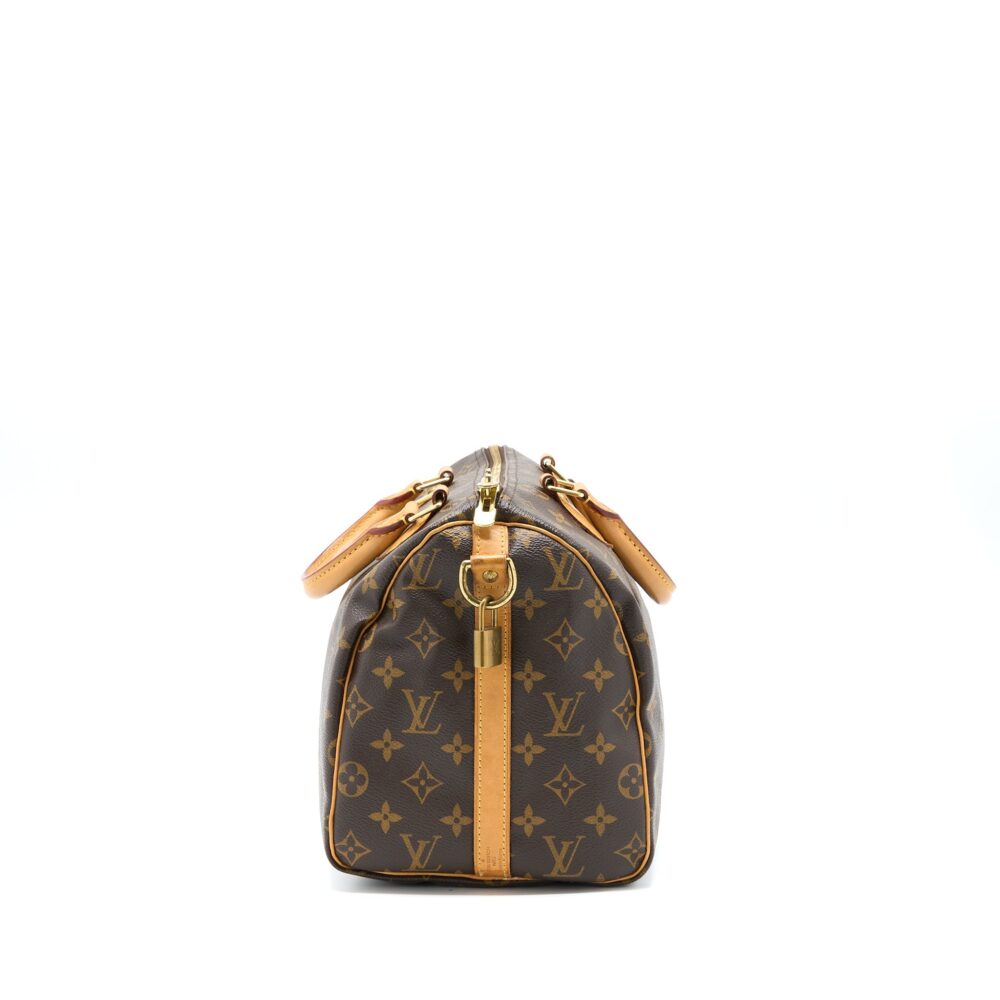 AAA Replica Louis Vuitton LV SPEEDY BANDOULIERE 30 MONOGRAM CANVAS GHW