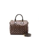 AAA Replica Louis Vuitton LV SPEEDY BANDOULIERE 25 DAMIER EBENE CANVAS GHW