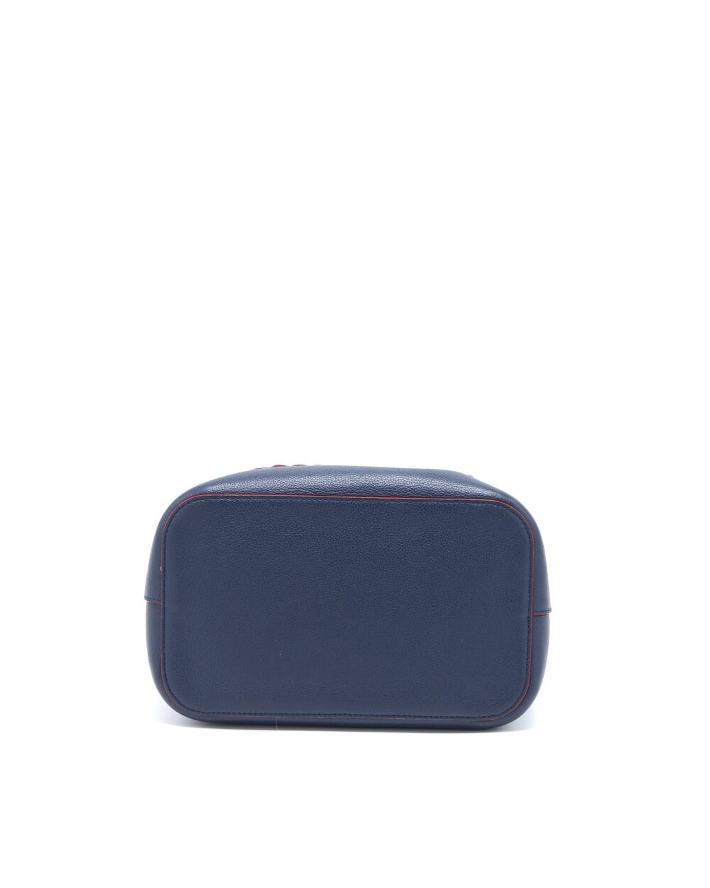 AAA Replica Louis Vuitton LV LOCKME BUCKET BAG CALFSKIN DARK BLUE SHW