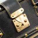 AAA Replica Louis Vuitton LV VINTAGE SHOULDER BAG BLACK GHW