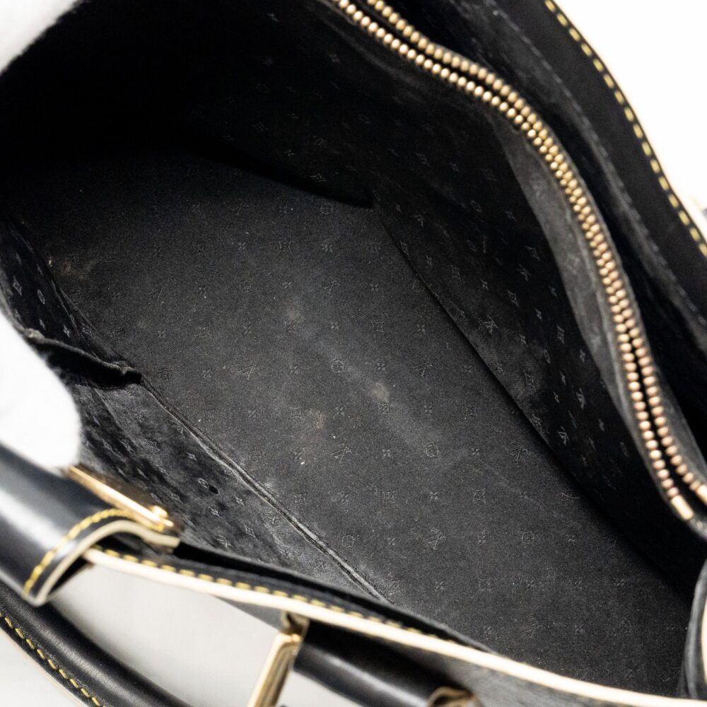 AAA Replica Louis Vuitton LV VINTAGE SHOULDER BAG BLACK GHW