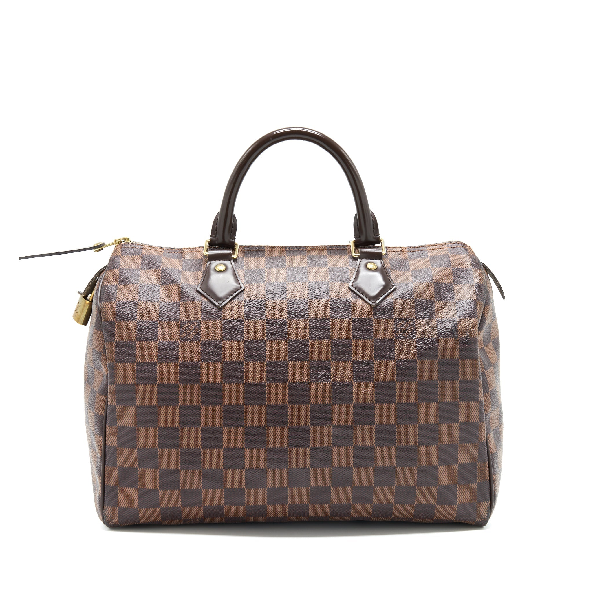 AAA Replica Louis Vuitton LV SPEEDY 30 DAMIER EBENE