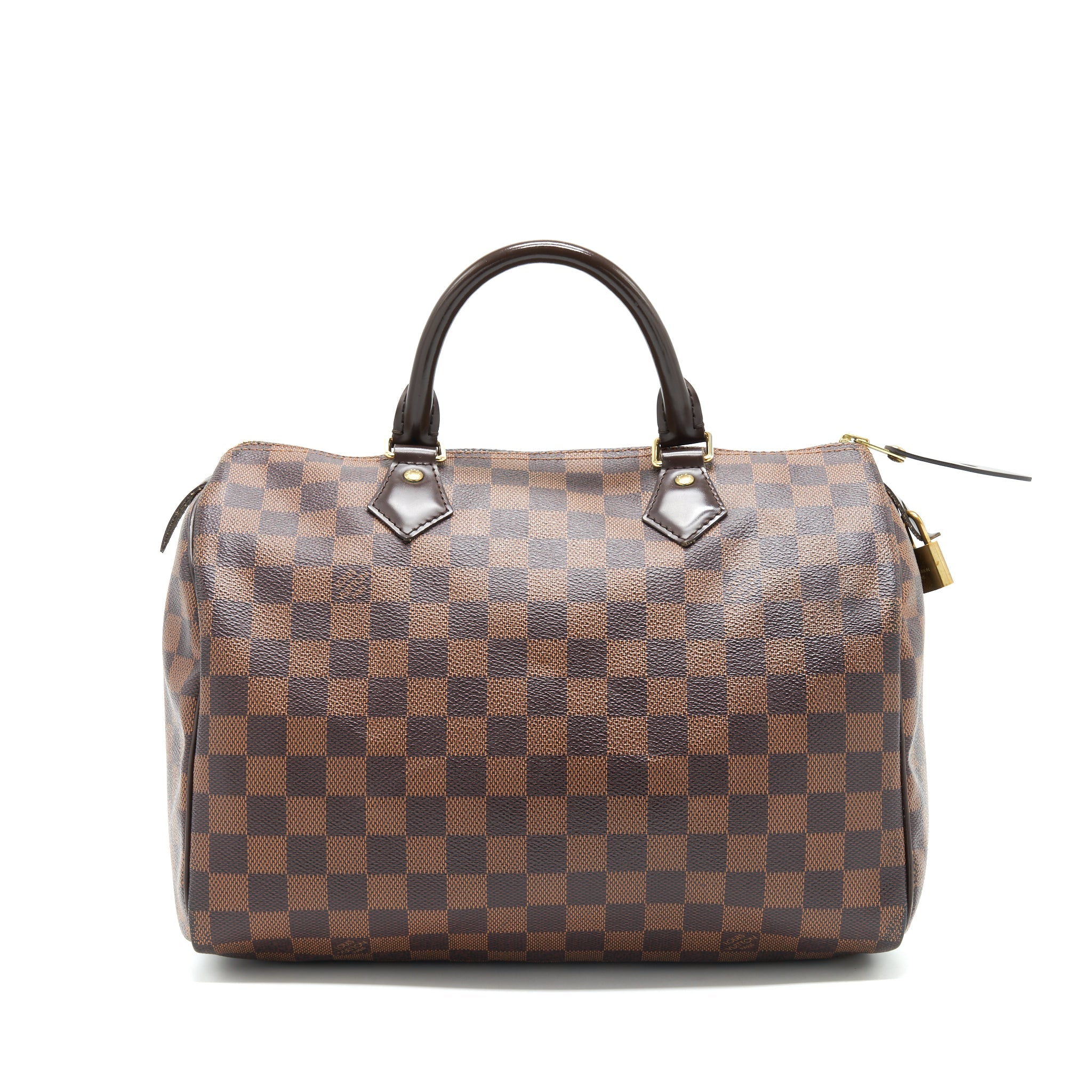 AAA Replica Louis Vuitton LV SPEEDY 30 DAMIER EBENE