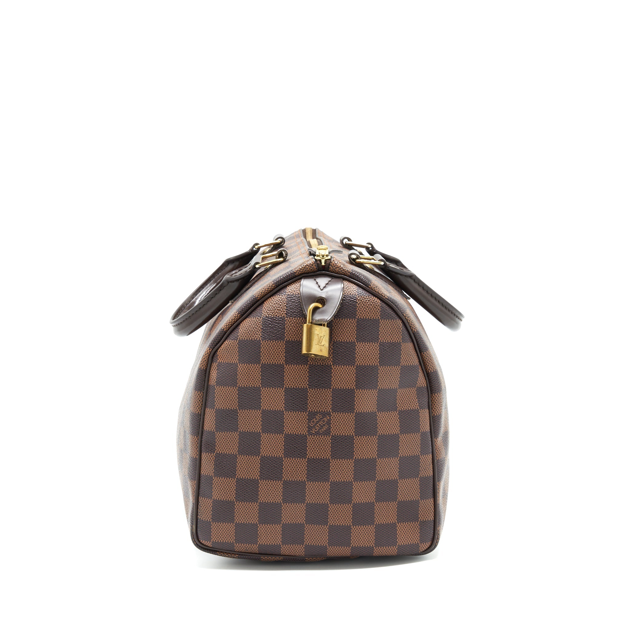AAA Replica Louis Vuitton LV SPEEDY 30 DAMIER EBENE