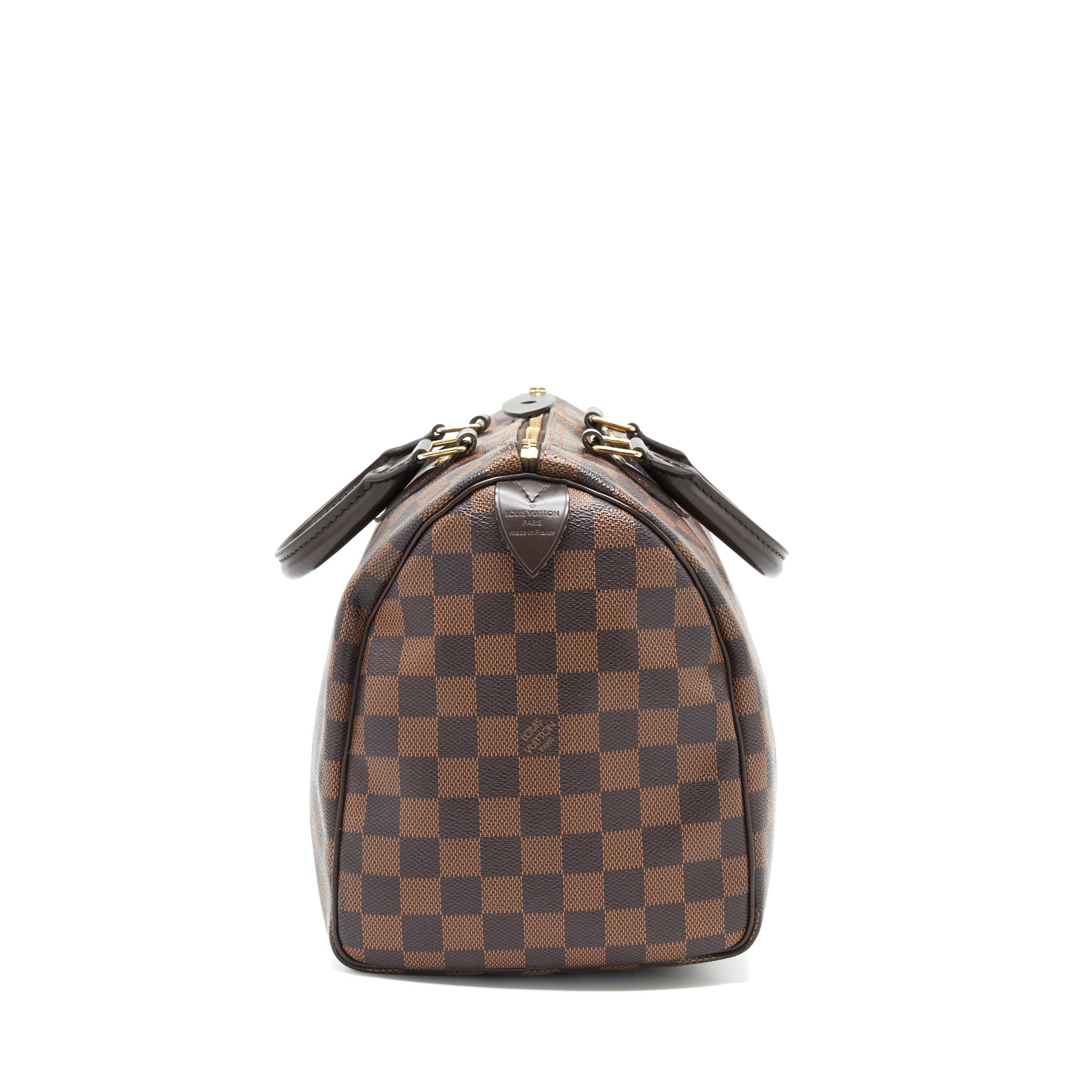 AAA Replica Louis Vuitton LV SPEEDY 30 DAMIER EBENE