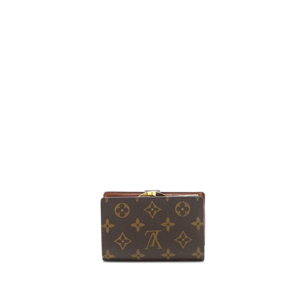 AAA Replica Louis Vuitton LV MONOGRAM PORUTOMONE BIEVUJENOWA BI-FOLD WALLET GHW