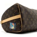 AAA Replica Louis Vuitton LV SPEEDY BANDOULIERE 30 MY LV WORLD TOUR MONOGRAM CANVAS GHW
