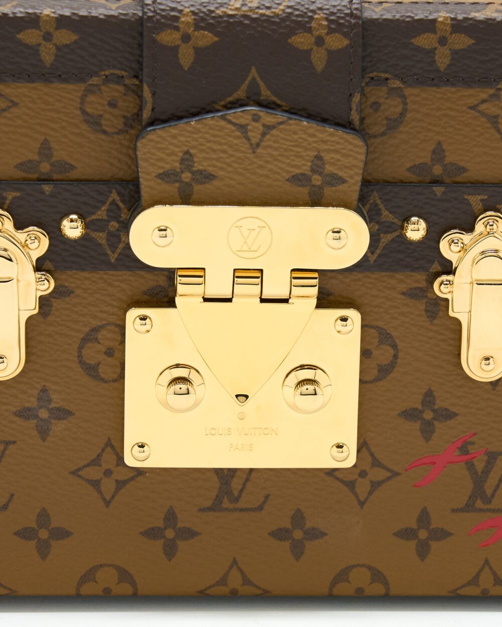 AAA Replica Louis Vuitton LV PETITE MALLE MONOGRAM REVERSE CANVAS GHW