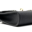 AAA Replica Louis Vuitton LV FLAP SHOULDER BAG CALFSKIN BLACK GHW