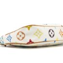 AAA Replica Louis Vuitton LV VINTAGE POCHETTE ACCESSORIES MULTICOLOUR MONOGRAM CANVAS WHITE GHW