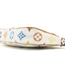 AAA Replica Louis Vuitton LV VINTAGE POCHETTE ACCESSORIES MULTICOLOUR MONOGRAM CANVAS WHITE GHW