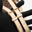 AAA Replica Louis Vuitton LV CLAPTON BACKPACK DAMIER EBENE CANVAS/LEATHER LIGHT PINK GHW