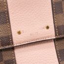 AAA Replica Louis Vuitton LV CLUNY BB DAMIER EBENE/PINK GHW