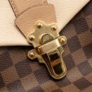 AAA Replica Louis Vuitton LV CLAPTON BACKPACK DAMIER EBENE CANVAS/LEATHER LIGHT PINK GHW