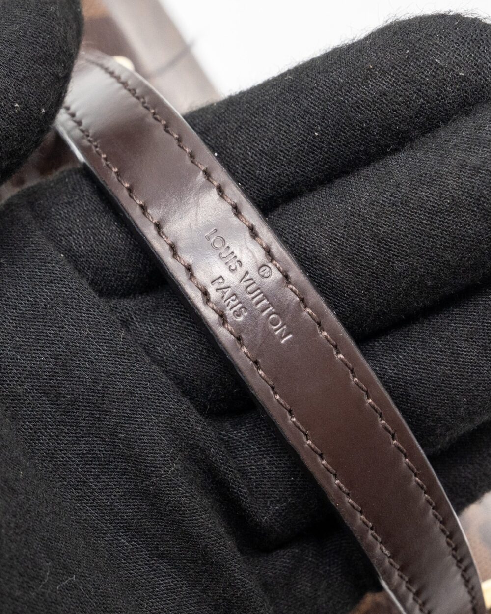AAA Replica Louis Vuitton LV CLUNY BB DAMIER EBENE/PINK GHW