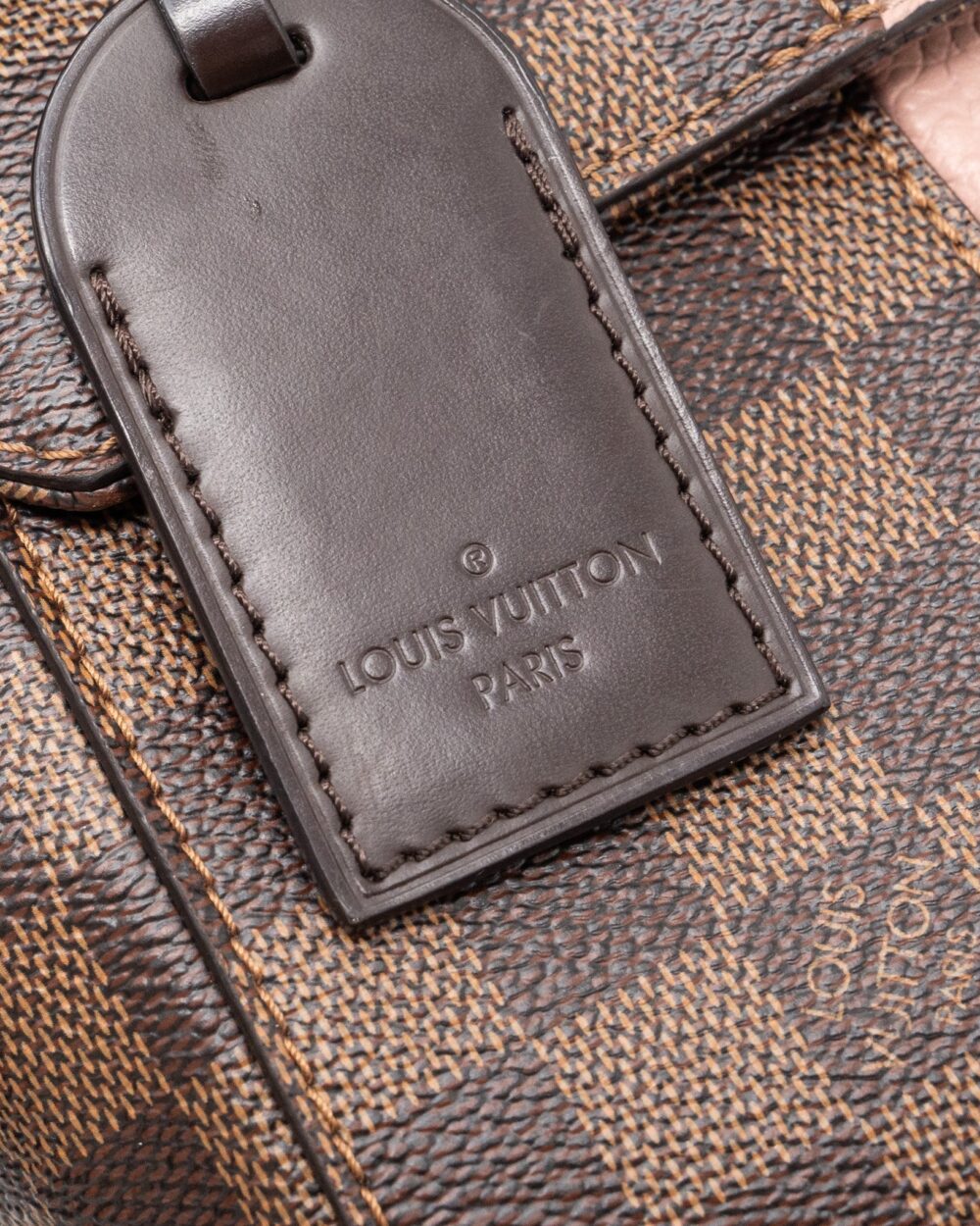 AAA Replica Louis Vuitton LV CLUNY BB DAMIER EBENE/PINK GHW