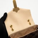 AAA Replica Louis Vuitton LV CLAPTON BACKPACK DAMIER EBENE CANVAS/LEATHER LIGHT PINK GHW