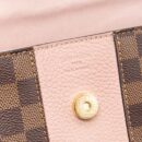 AAA Replica Louis Vuitton LV CLUNY BB DAMIER EBENE/PINK GHW