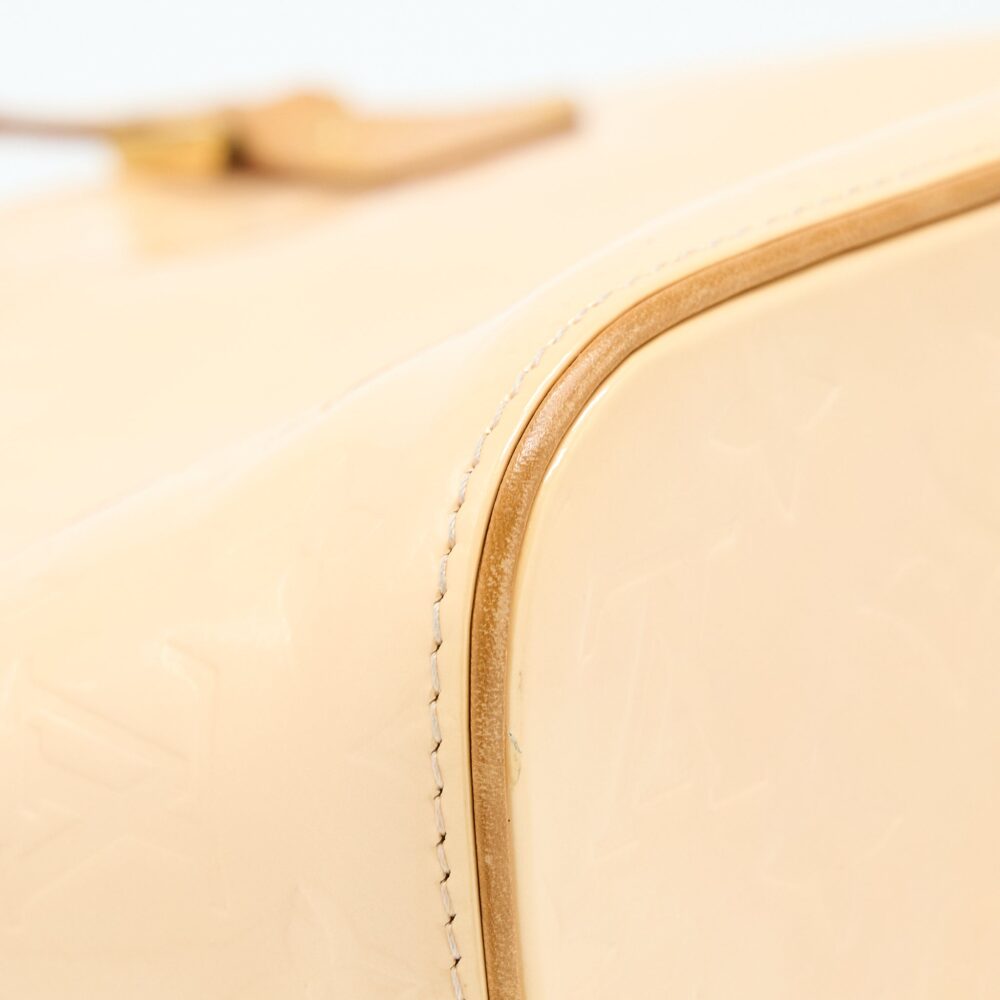 AAA Replica Louis Vuitton LV VINTAGE HUSTON TOTE VERNIS BEIGE GHW