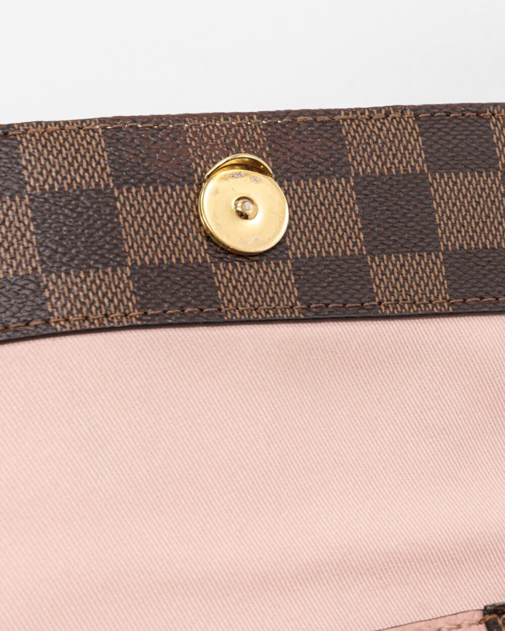 AAA Replica Louis Vuitton LV CLUNY BB DAMIER EBENE/PINK GHW