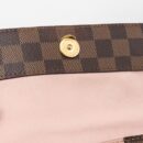 AAA Replica Louis Vuitton LV CLUNY BB DAMIER EBENE/PINK GHW