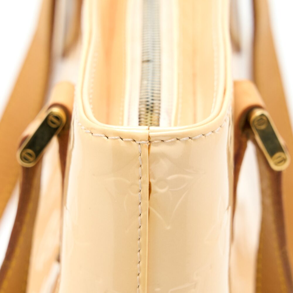 AAA Replica Louis Vuitton LV VINTAGE HUSTON TOTE VERNIS BEIGE GHW