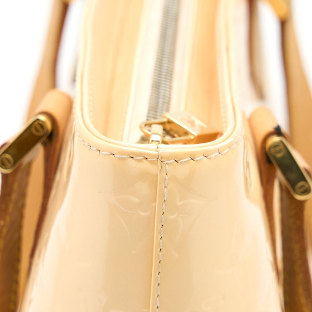 AAA Replica Louis Vuitton LV VINTAGE HUSTON TOTE VERNIS BEIGE GHW