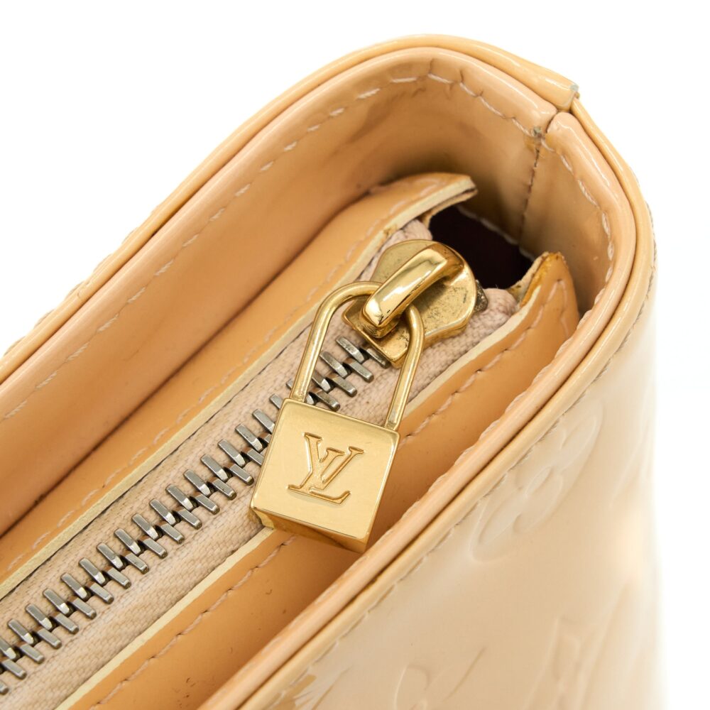 AAA Replica Louis Vuitton LV VINTAGE HUSTON TOTE VERNIS BEIGE GHW
