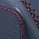 AAA Replica Louis Vuitton LV LOCKME BUCKET BAG CALFSKIN DARK BLUE SHW