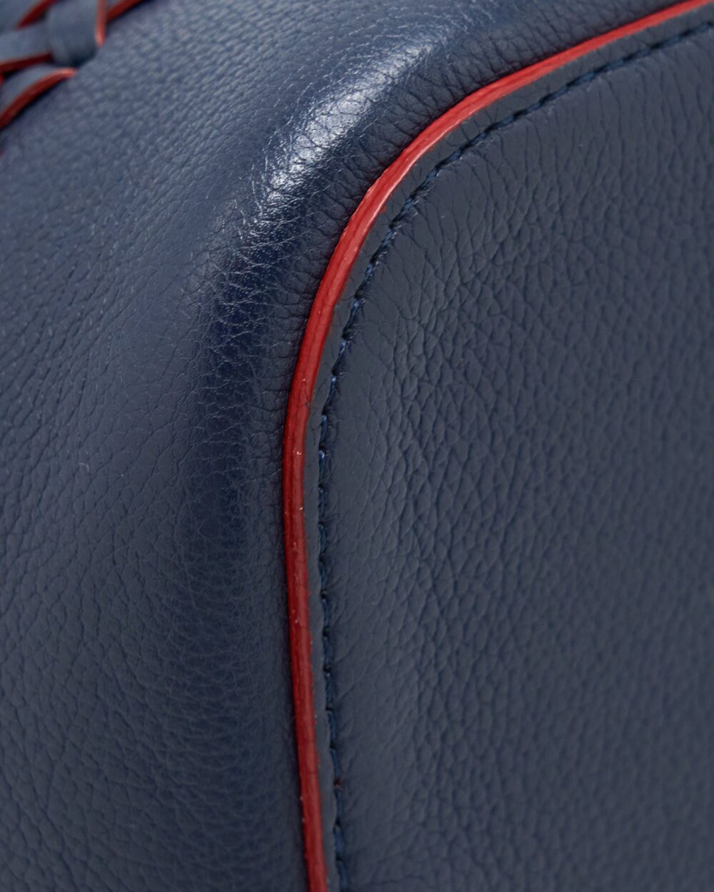 AAA Replica Louis Vuitton LV LOCKME BUCKET BAG CALFSKIN DARK BLUE SHW