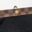 AAA Replica Louis Vuitton LV VAVIN CHAIN WALLET DAMIER EBENE/BLACK GHW (NEW VERSION)