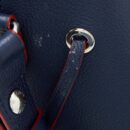 AAA Replica Louis Vuitton LV LOCKME BUCKET BAG CALFSKIN DARK BLUE SHW