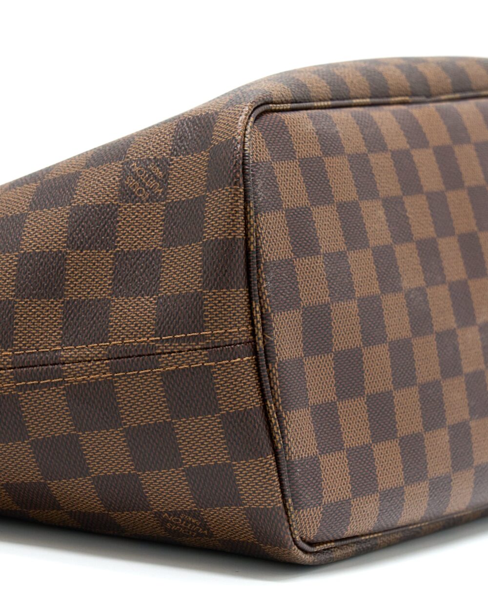 AAA Replica Louis Vuitton LV NEVERFULL MM DAMIER EBENE CHERRY GHW