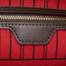 AAA Replica Louis Vuitton LV NEVERFULL MM DAMIER EBENE CHERRY GHW