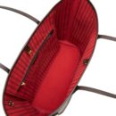 AAA Replica Louis Vuitton LV NEVERFULL MM DAMIER EBENE CHERRY GHW