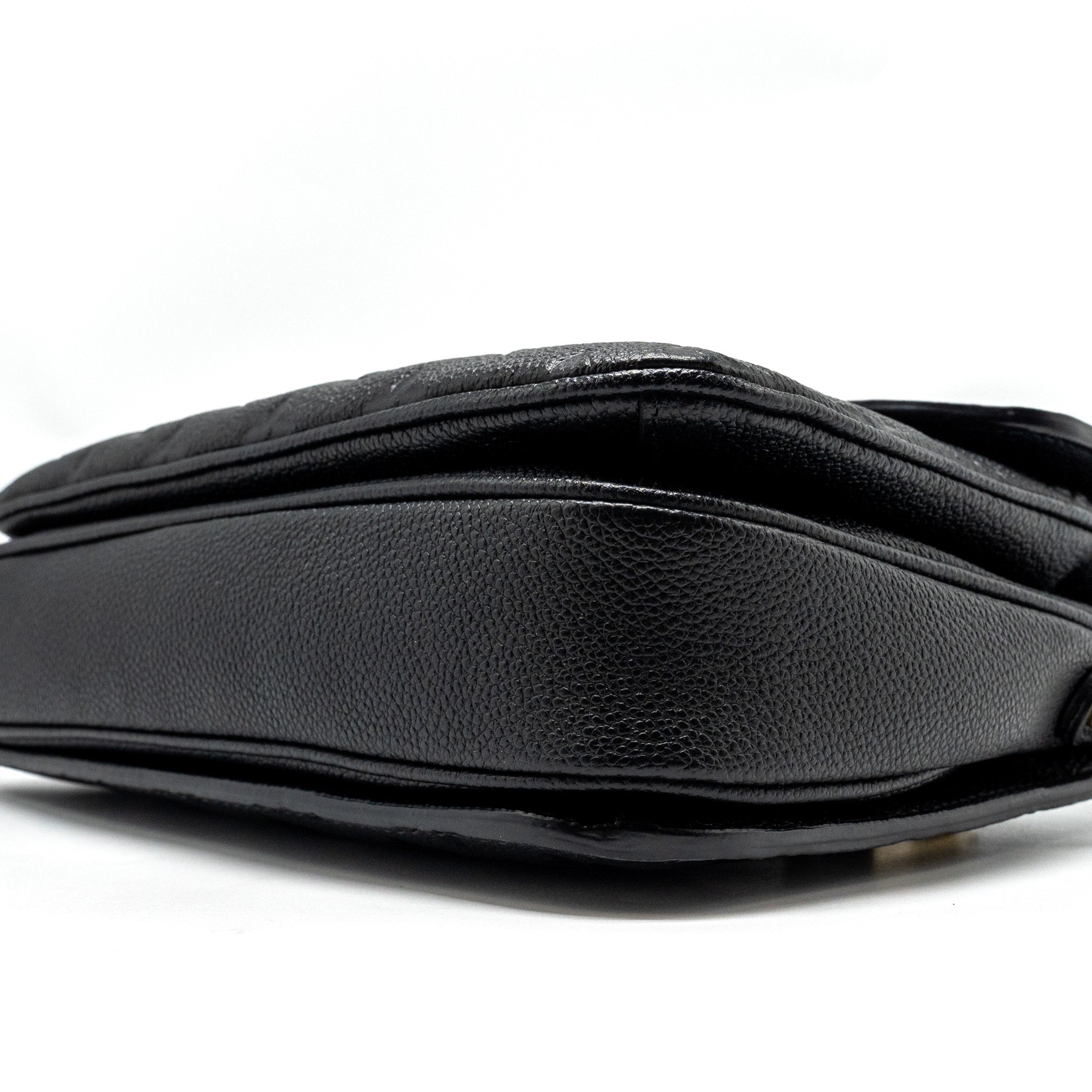 AAA Replica Louis Vuitton LV POCHETTE METIS MONOGRAM EMPREINTE BLACK GHW