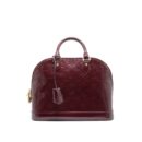 AAA Replica Louis Vuitton LV ALMA PM PATENT LEATHER AMARANTE GHW