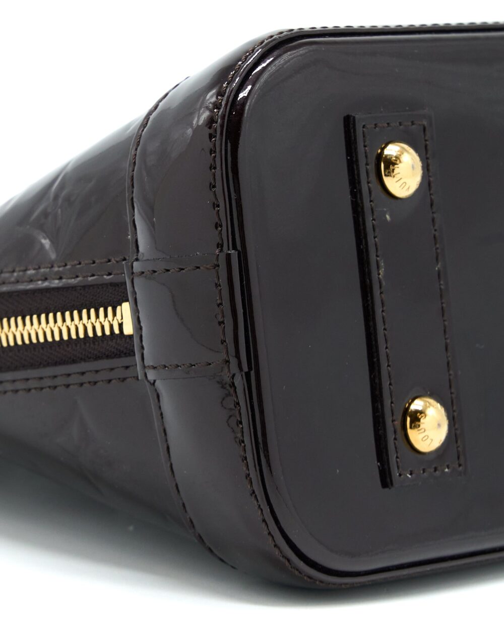 AAA Replica Louis Vuitton LV ALMA BB MONOGRAM PATENT AMATANTE GHW