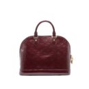 AAA Replica Louis Vuitton LV ALMA PM PATENT LEATHER AMARANTE GHW