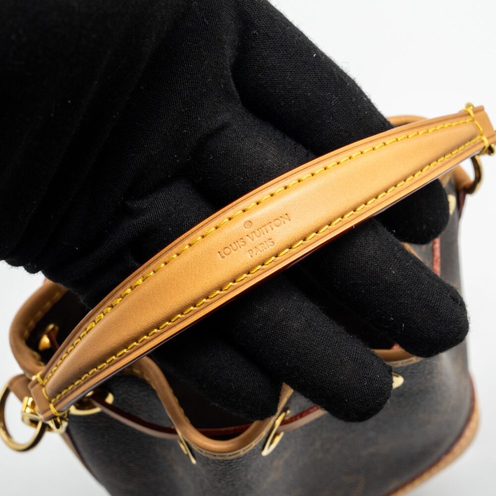 AAA Replica Louis Vuitton LV NANO NOE MONOGRAM CANVAS GHW