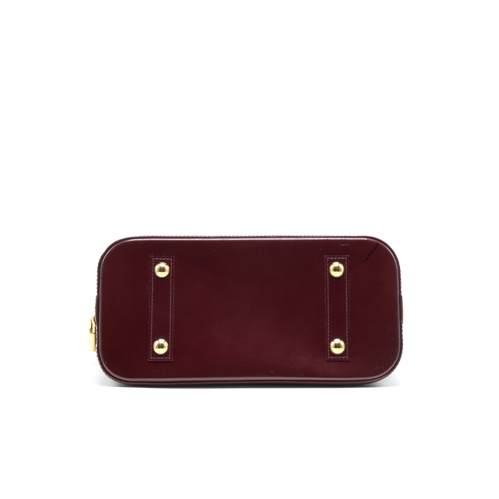 AAA Replica Louis Vuitton LV ALMA PM PATENT LEATHER AMARANTE GHW