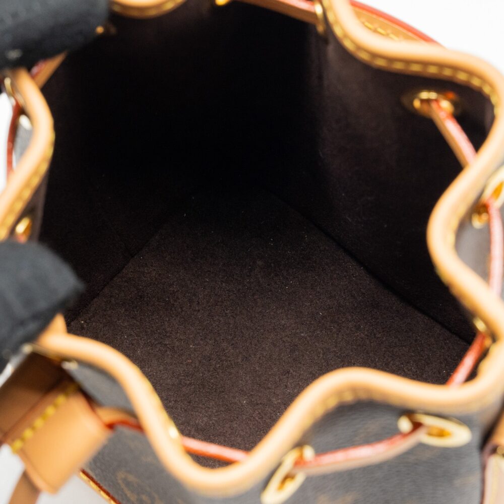 AAA Replica Louis Vuitton LV NANO NOE MONOGRAM CANVAS GHW