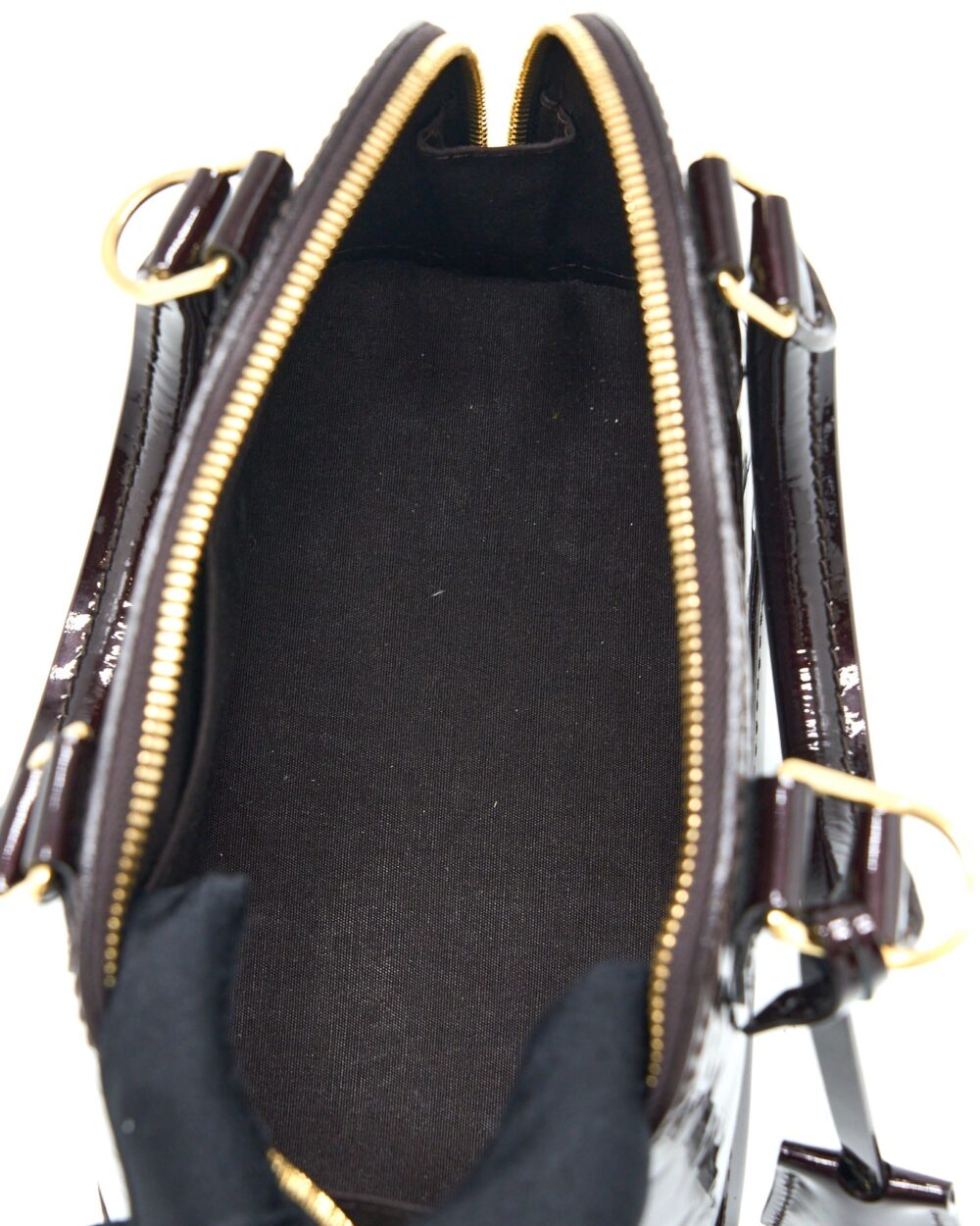 AAA Replica Louis Vuitton LV ALMA BB MONOGRAM PATENT AMATANTE GHW