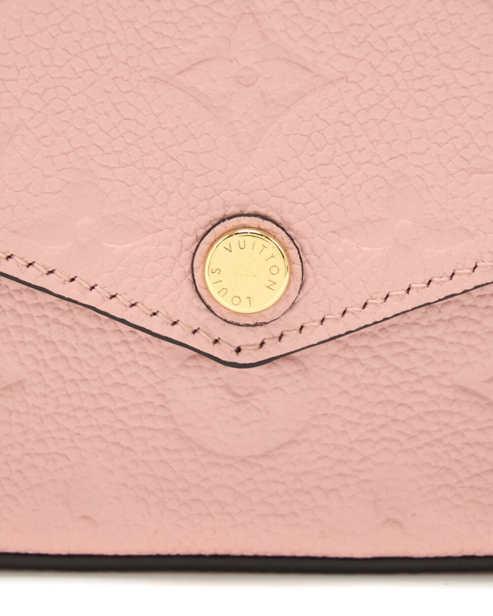 AAA Replica Louis Vuitton LV FELICIA POCHETTE MONOGRAM EMPREINTE ROSE POUNDER GHW