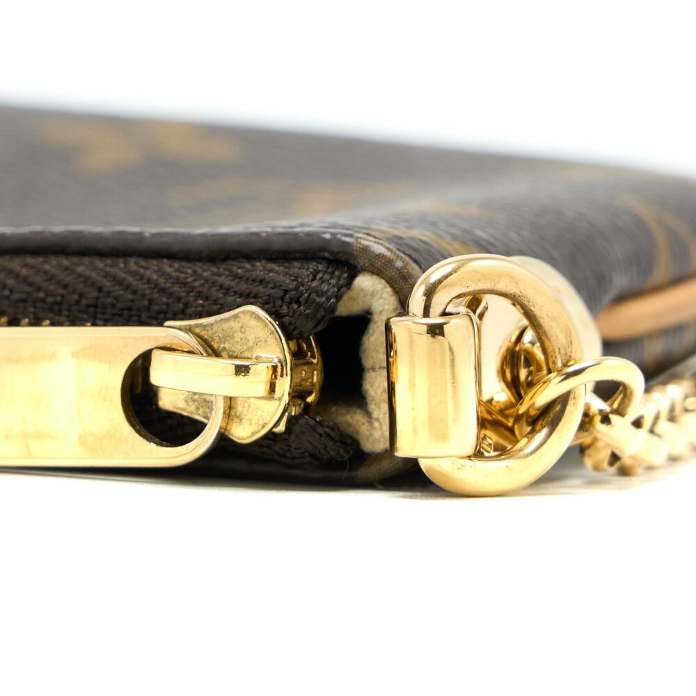 AAA Replica Louis Vuitton LV MILLA POCHETTE MONOGRAM CANVAS GHW