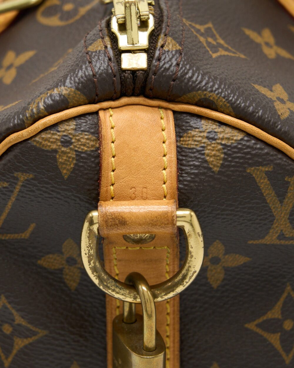 AAA Replica Louis Vuitton LV SPEEDY BANDOULIERE 30 MONOGRAM CANVAS GHW