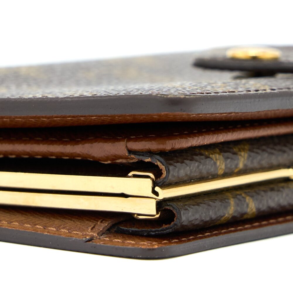 AAA Replica Louis Vuitton LV MONOGRAM PORUTOMONE BIEVUJENOWA BI-FOLD WALLET GHW