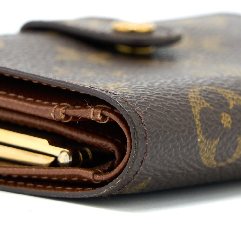 AAA Replica Louis Vuitton LV MONOGRAM PORUTOMONE BIEVUJENOWA BI-FOLD WALLET GHW