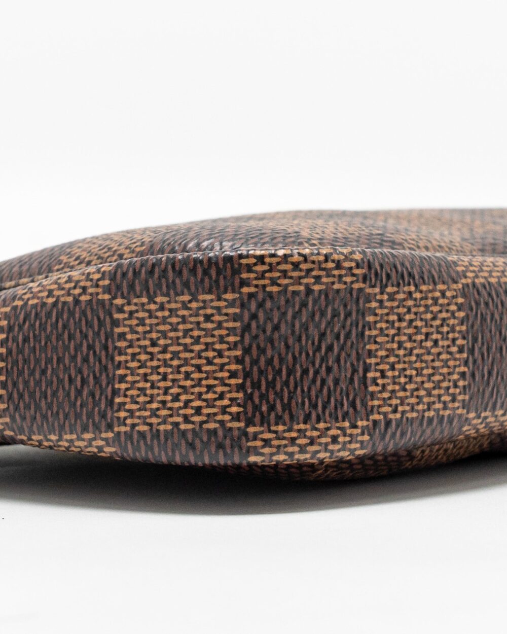 AAA Replica Louis Vuitton LV MINI POCHETTE ACCESSORIES DAMIER EBENE CANVAS GHW
